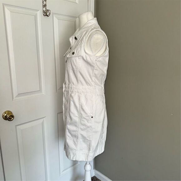 Ralph Lauren White Midi Dress with Pink Belt - Picture 3 of 15